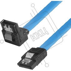 Кабель Greenconnect Кабель интерфейсный угловой SATA III 0.5m SATA III - SATA III до 6Gbps, 26 AWG, 7pin / 7p