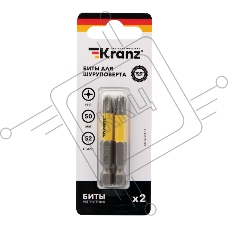 Бита для шуруповерта KRANZ PH3х50 мм (2 шт./уп.)
