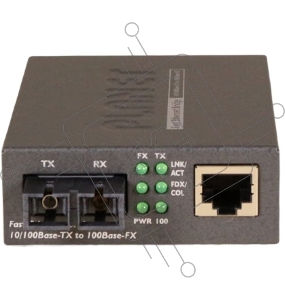 Конвертер FT-802S35 медиа конвертер 10/100TX - 100Base-FX (SC) Single Mode Bridge Fiber Converter - 35KM, LFPT