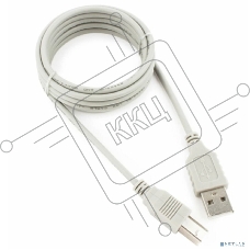 Кабель USB2.0 Cablexpert CC-USB2-AMBM-6-N, AM/BM, медь, 1.8м, серый, пакет