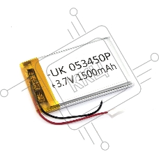 Портативный аккумулятор Li-Pol (батарея) 5*34*50мм 2pin 3.7V/1500mAh