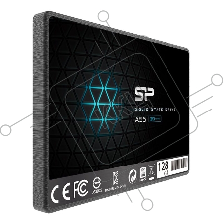 SSD накопитель SILICON POWER Ace A55 SP128GBSS3A55S25 128Гб, 2.5