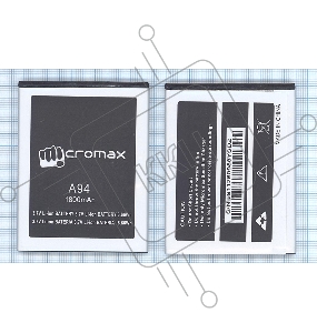 Аккумуляторная батарея A94 для Micromax A94 Canvas Mad
