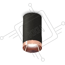 Светильник Ambrella Light XS6323025 SBK/PPG черный песок/золото розовое полированное MR16 GU5.3 (C6323, N6135)