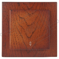 Nilson Выкл. 1-кл. СУ, (проходной), ТУРАН ДЕРЕВО (TOURAN WOOD), черешня (24261007)