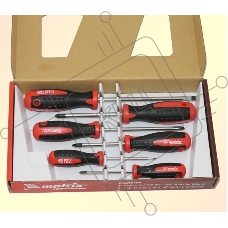 Набор отверток Matrix сталь s2 двухкомпонентные рукоятки 6шт Набор отверток Matrix сталь s2 двухкомпонентные рукоятки 6шт