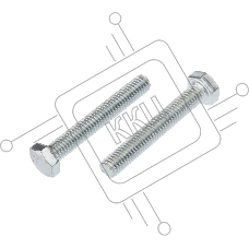 Болт шестигранный KRANZ DIN 933, 6х40,  пакет (10шт.)