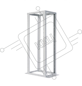 Стойка телеком. серверная 33U, глубина 750 мм (СТК-С-33.2.750) (2 коробки)