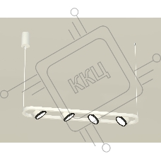 Светильник Ambrella light XB9163101/4 SWH/PBK белый песок/черный полированный GX53 (C9163, N8113)