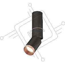 Светильник Ambrella Light XM6313145 SBK/PPG черный песок/золото розовое полированное MR16 GU5.3