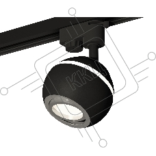 Светильник Ambrella light XT1102022 SBK/PSL черный песок/серебро полированное MR16 GU5.3 LED 3W 4200K (A2521, C1102, N7003)