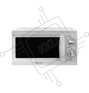 Микроволновая печь VEKTA MS720AHW 20 л., механическое управление, 700Вт, цвет белый