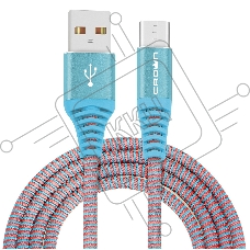 Кабель Crown USB - USB Type-C CMCU-3102C blue