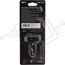 Автомобильный FM-модулятор ACV FMT-130B черный BT USB (40580)