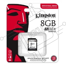 Флеш карта SDHC 8Gb Class10 Kingston <SDIT/8GB> Industrial Temperature Class