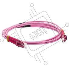 Патч-корд LANMASTER LAN-2LC-2LC/OM4-1.5 2x50/125 OM4 LC дуплекс-LC дуплекс 1.5м LSZH оранжевый
