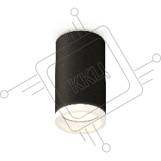 Светильник Ambrella Light XS6323040 SBK/FR черный песок/белый матовый MR16 GU5.3 (C6323, N6245)
