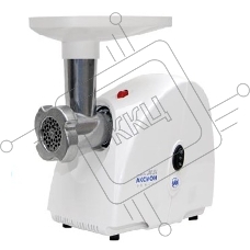 Мясорубка Аксион М31.01 (максимальная мощность 1500 Вт, номинальная мощность 230 Вт, производительность — до 100 кг/час, масса — 4 кг, функция РЕВЕРС, отсек для хранения решеток и сетевого шнура, решетка с отверстиями д. 5 мм, решетка с отверстиями д. 7 м