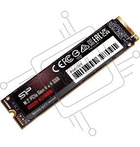Накопитель SSD Silicon Power M-Series UD90, 2Tb, PCIe 4.0 x4, M.2 2280, NVMe, R/W 5000/4800