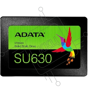 Твердотельный накопитель SSD ADATA SU630SS Client SSD 960GB  ASU630SS-960GQ-R SATA 6Gb/s, 520/450, IOPS 40/65K, MTBF 1.5M, 3D QLC, 200TBW, RTL