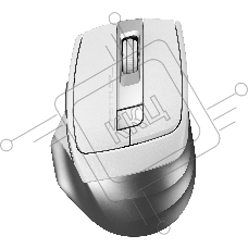 Мышь беспроводная A4Tech Fstyler FG35 серебристый/белый, 2000 dpi, радиоканал, USB, кнопки - 6