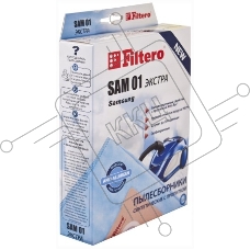 Пылесборники Filtero SAM 01 Экстра, пятислойные, 4 шт., для пылесосов SAMSUNG, LG, HITACHI, KARCHER, VIGOR
