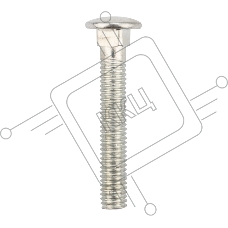 Болт мебельный KRANZ DIN 603, 8х50,  пакет (4шт.)