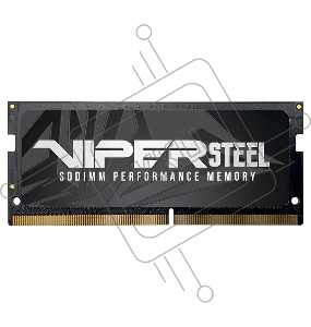 Оперативная память SO-DIMM DDR 4 DIMM 8Gb PC19200, 2400Mhz, Patriot Viper Steel (PVS48G240C5S) (retail)