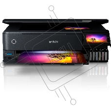 МФУ струйный Epson L8180 (C11CJ21403/C11CJ21402) A3 Duplex Net WiFi USB RJ-45 черный