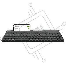 Клавиатура A4Tech Fstyler FBK25 беспроводная, USB, Bluetooth/Радиоканал, черный/серый