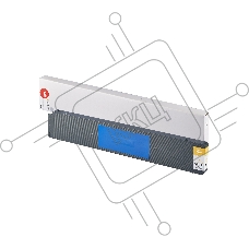Струйный картридж Sakura C13T858400 (T8584 Y) для Epson, желтый, 660 мл., 50000 к.
