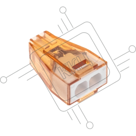 Экспресс-клемма СМК 773-602 с пастой, 2-проводная 0,75-4 мм² (50 шт/уп) REXANT