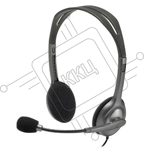 Гарнитура Logitech Headset H111 Stereo grey (981-000594/981-000593)