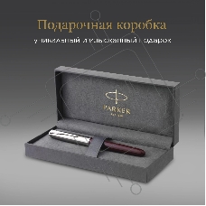 Ручка перьевая Parker 51 Core (CW2123496) Burgundy F сталь нержавеющая подар.кор.