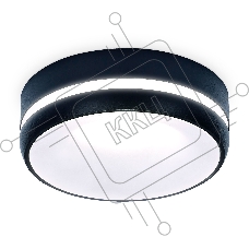 Светильник Ambrella light TN3335 SBK/FR черный песок/белый матовый GU5.3 D96*46