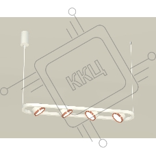 Светильник Ambrella light XB9163103/4 SWH/PPG белый песок/золото розовое полированное GX53 (C9163, N8126)