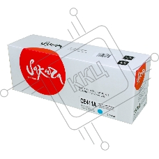 Картридж лазерный Sakura CE411A для HP Laserjet Pro 400 Color M451DN/M451DW/451NW/MFP M475DW/M475DN, Laserjet 300 color MFP M375NW, синий, 2600 к.