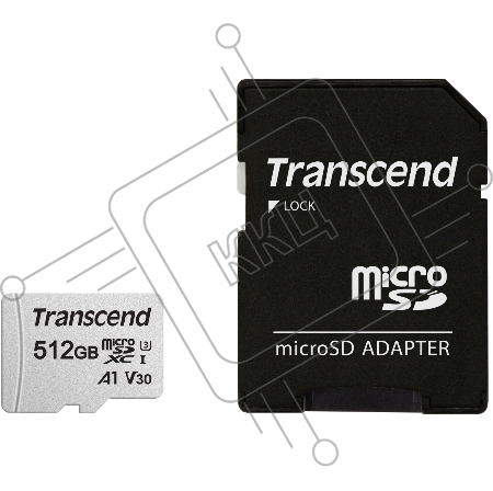 Карта памяти 512GB microSD w/ adapter UHS-I U3 A1