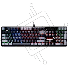 Клавиатура A4Tech Bloody B808N проводная USB черный/серый
