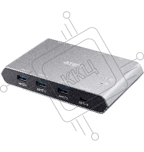Переключатель ATEN 2-Port USB-C Gen 2 Sharing Switch with Power Pass-through