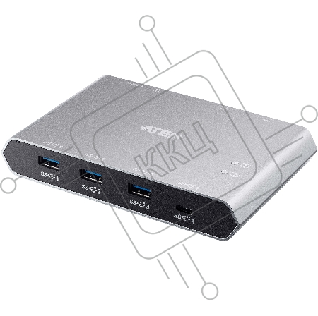 Переключатель ATEN 2-Port USB-C Gen 2 Sharing Switch with Power Pass-through