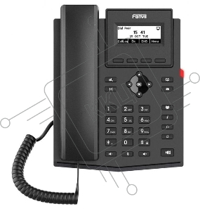 Телефон IP Fanvil X301W c б/п черный