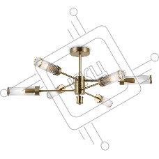 Люстра Ambrella light LH55161/6 BS/CL латунь/прозрачный E14/6 max 40W D830*330