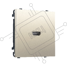 Комплект механизма розетки HDMI 2.1 SIGMA Шёлк 30V/900MS 4K-120HZ 8K-60Hz QUANT PRO (SP5540, PR223)