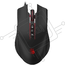 Мышь проводная A4Tech Bloody ES7 черный, 6000 dpi, USB Type-A, кнопки - 8