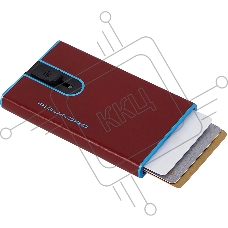 Чехол для кредитных карт Piquadro Blue Square PP4825B2BLR/CU4 табачный натур.кожа