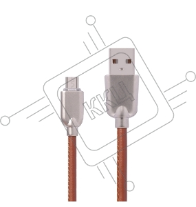 USB кабель ACD-Allure Type-C ~ USB-A Кожа, 1м, коричневый (ACD-U926-C2N)