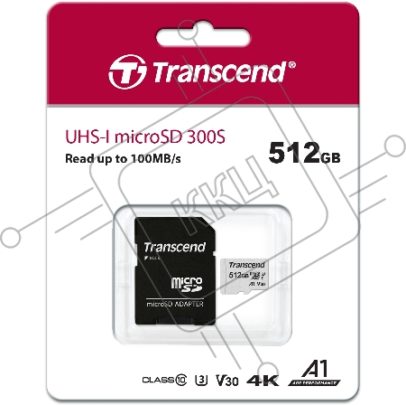 Карта памяти 512GB microSD w/ adapter UHS-I U3 A1