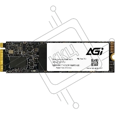 Накопитель SSD AGI AI818, 512Gb, PCIe 4.0 x4, M.2 2280, NVMe, R/W 5055/2765