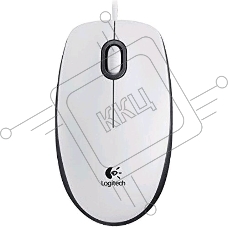 Мышь проводная Logitech M100 белый, 1000 dpi, USB, кнопки - 3